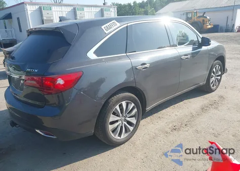 2014 Acura Mdx Technology Package from USA, damaged, VIN 5FRYD3H49EB010324